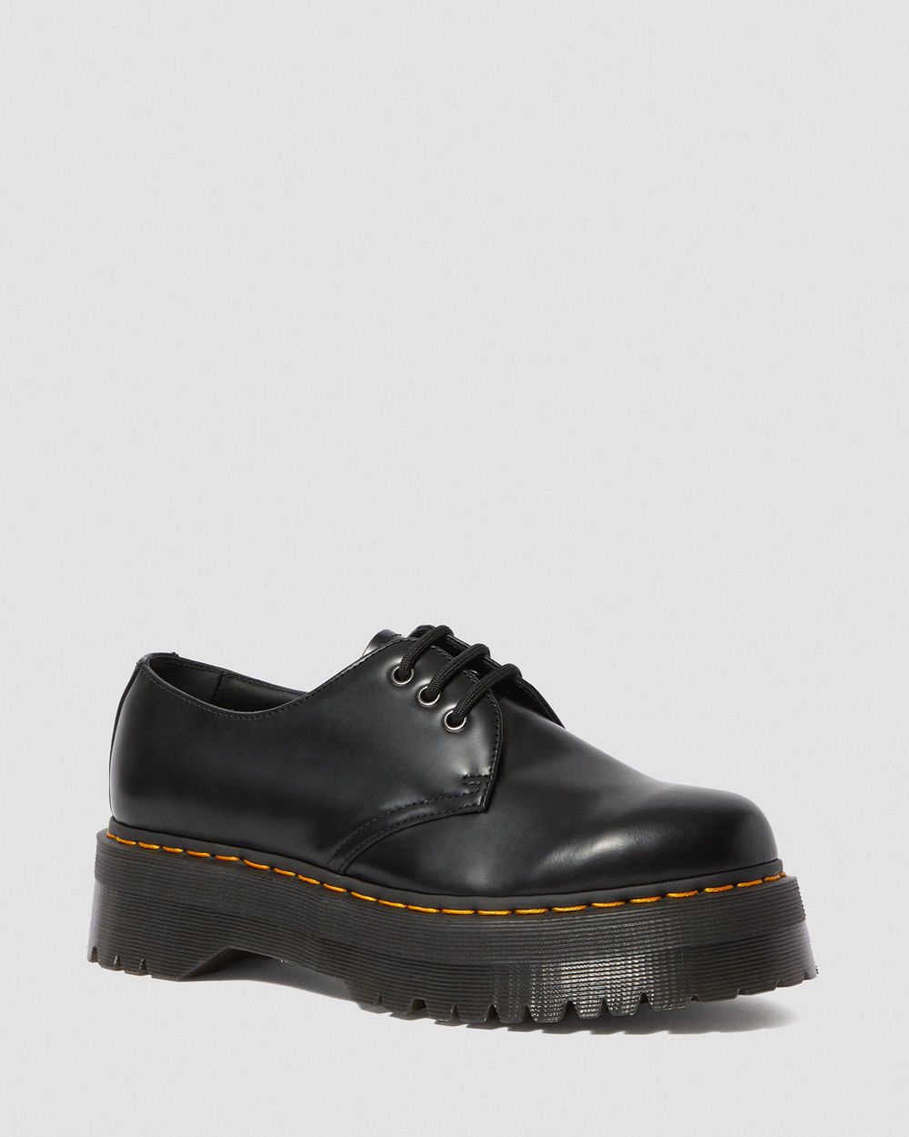 Dr Martens 1461 Smooth Kožené Poltopánky Na Platforme Panske ( Čierne ) SK 164-XWYPLF